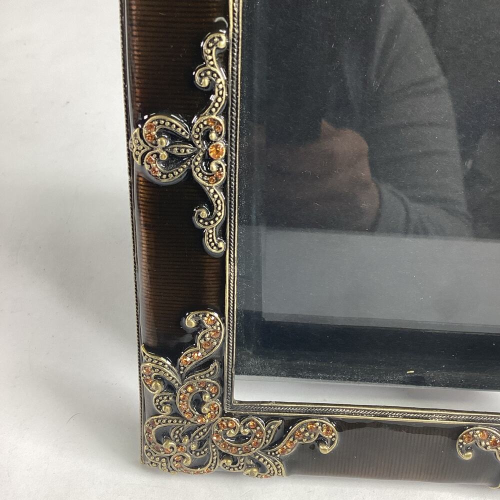 Olivia Riegel Jeweled Picture Photo Frame - Holds 4x6” Picture - Picture 6 of 10